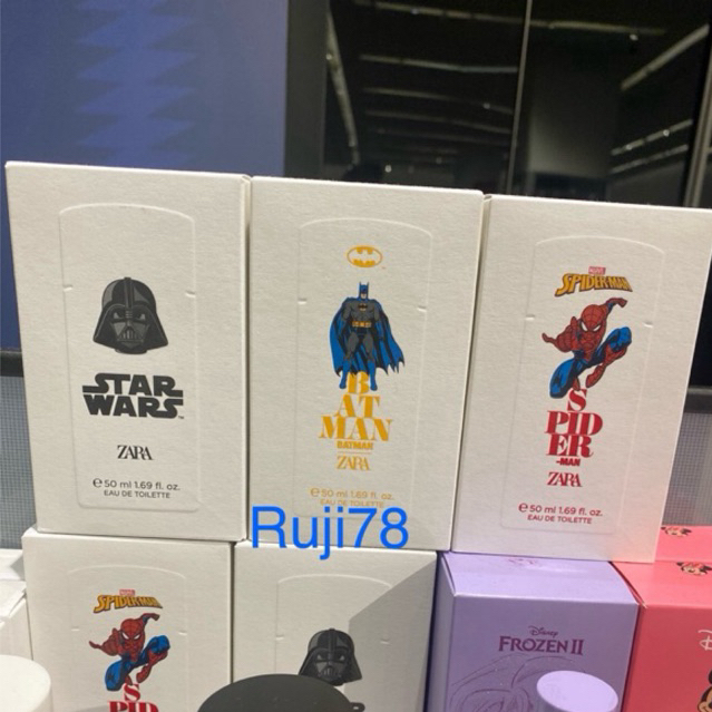 🥰น้ำหอมเด็ก ZARA Batman Star Wars Spider-Man  50 ml แท้ จาก shop Zara