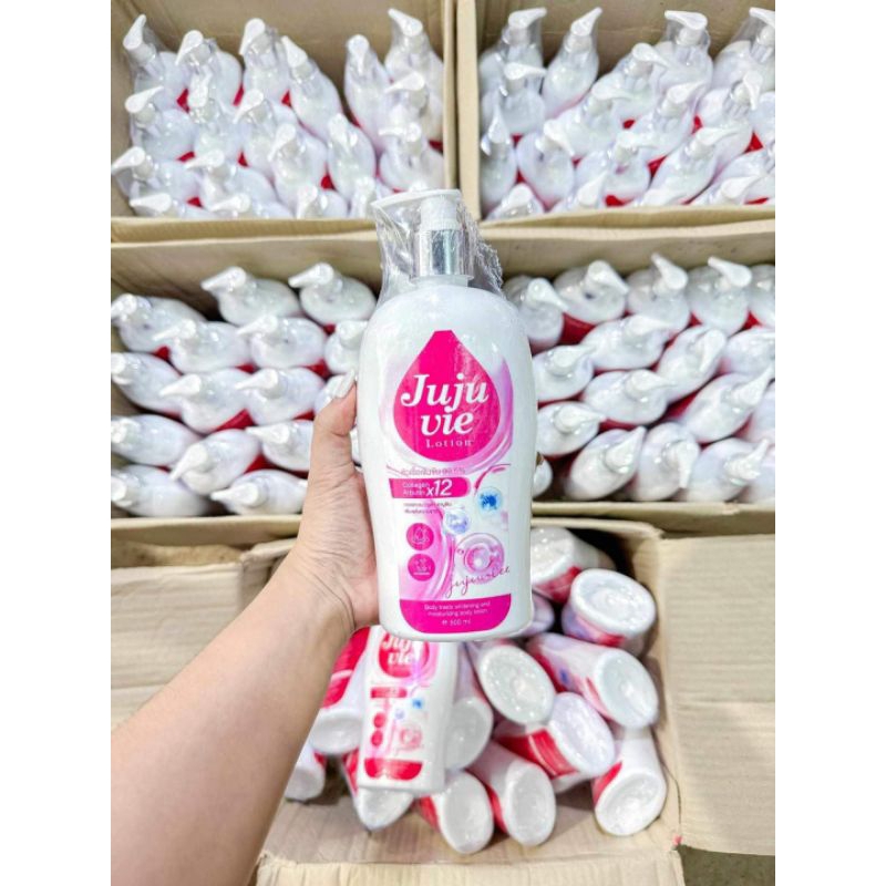 โลชั่นจูจูวี้แพ็คเกจใหม่1 ขวดขนาด 500 กรัม