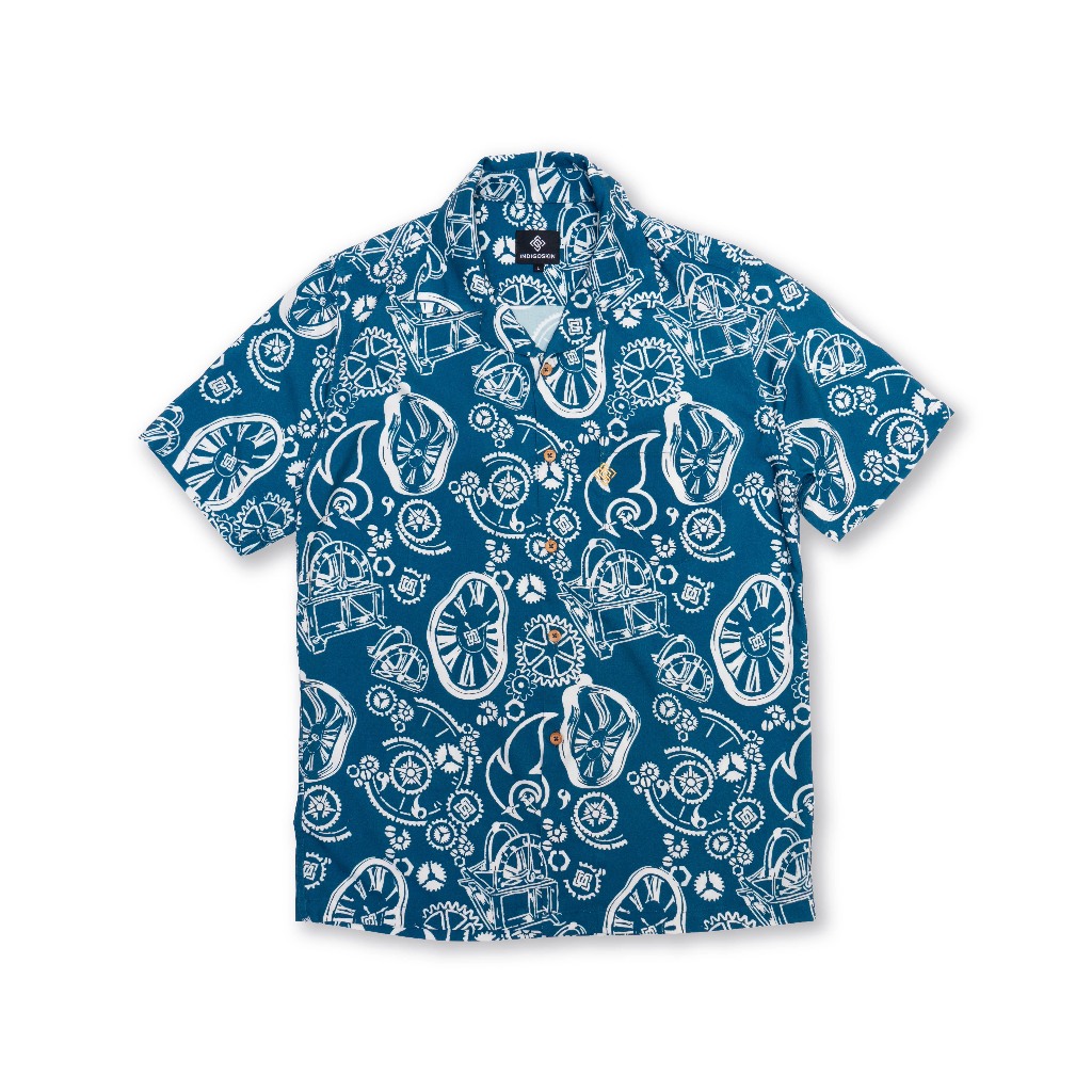 Indigoskin อนันตกาล (Eternity) Aloha Shirt (Navy)