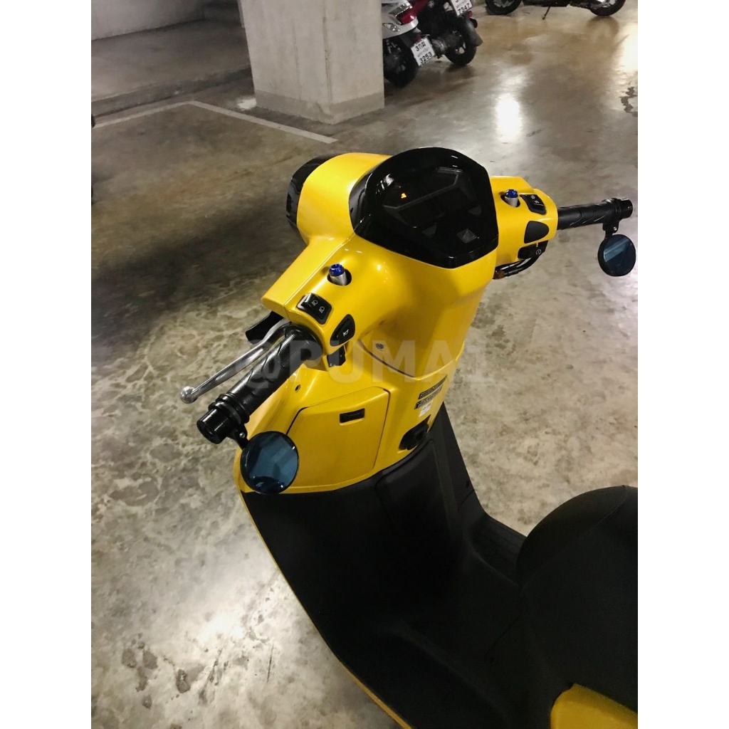 ฮิต!!! กระจกปลายแฮนด์ R-Mini สำหรับ Lambretta & Vespa สปอร์ต ดีไซน์สวย งาน CNC คุณภาพ แข็งแรงทนทาน : Pocenti Scooters