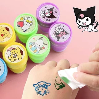 ชุดแสตมป์การ์ด Sanrio, เหรียญเด็กน่ารัก, แสตมป์การ์ตูนสําหรับเด็ก, ของขวัญเครื่องเขียนโบรชัวร์