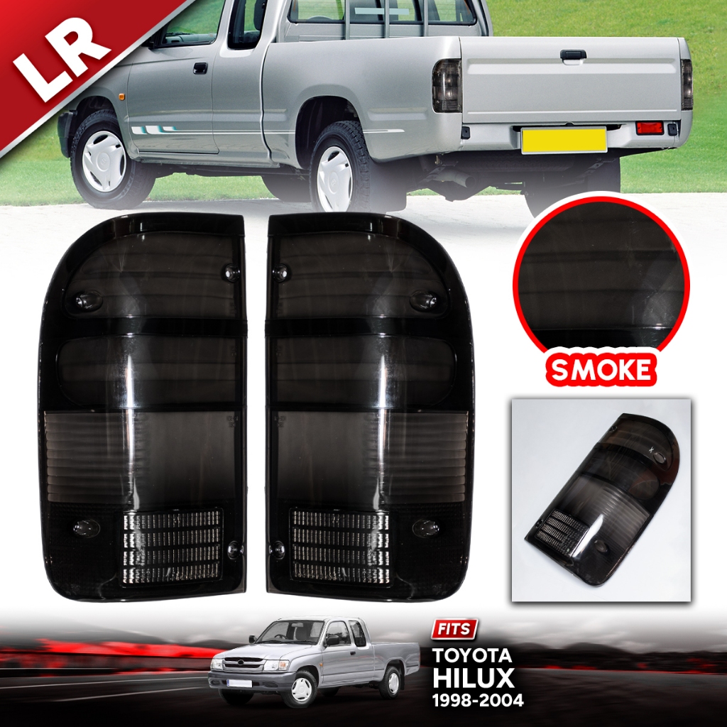 ฝาไฟท้าย รุ่น โตโยต้า ไฮลักซ์ ไทเกอร์ TOYOTA HILUX TIGER D4D ปี1998 - 2004 สีโมค 1 คู่