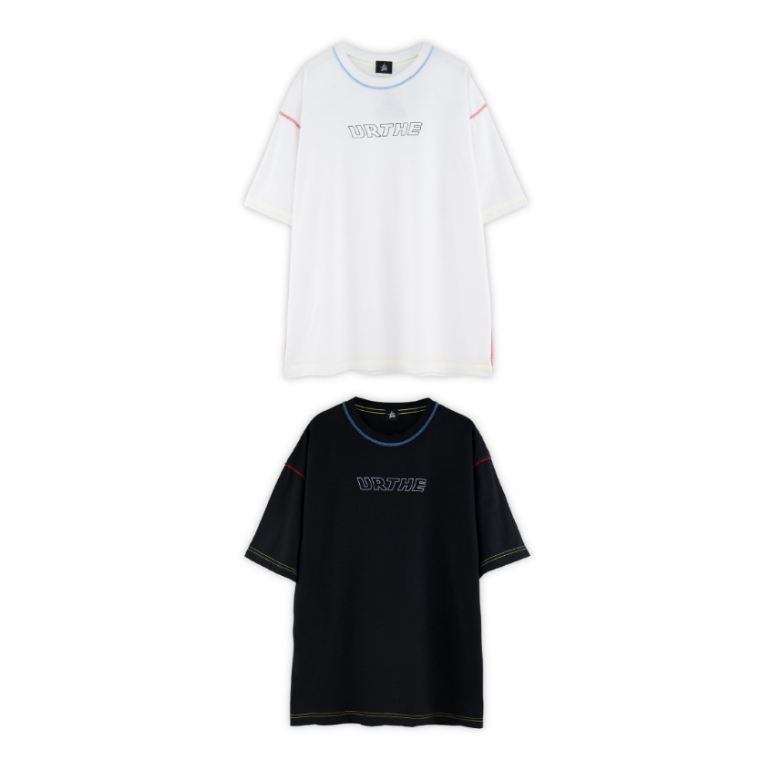 URTHE - เสื้อยืด แขนสั้น สกรีนลาย รุ่น INVERTED