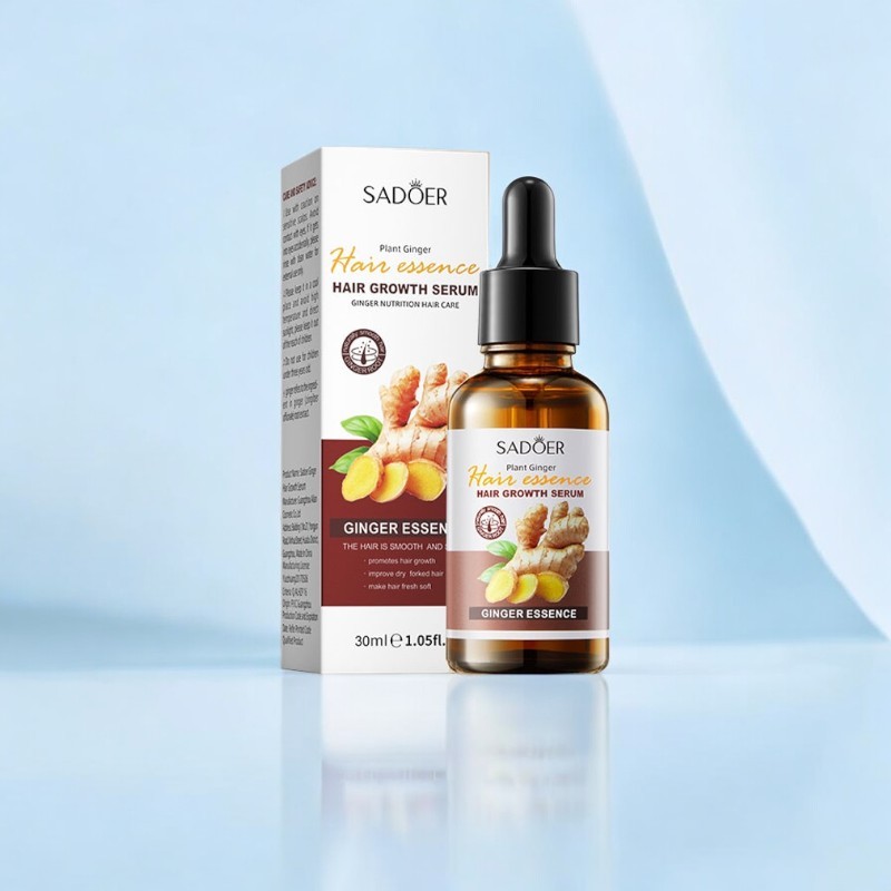 ( มีส่งด่วน ) SADOER Htain Essence เซรั่มบำรุงเส้นผม ให้ผมนุ่มสลวย ชุ่มชื่นมีน้ำหนัก เซรั่มขิง ขนาด 