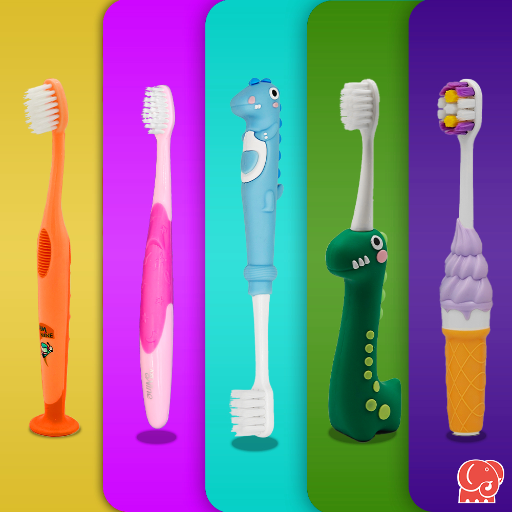 แปรงสีฟันสำหรับเด็ก แบรนด์ แอมนาย ช่วงอายุ 3-6 และ 6-12ปี