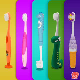 แปรงสีฟันสำหรับเด็ก แบรนด์ แอมนาย ช่วงอายุ 3-6 และ 6-12ปี