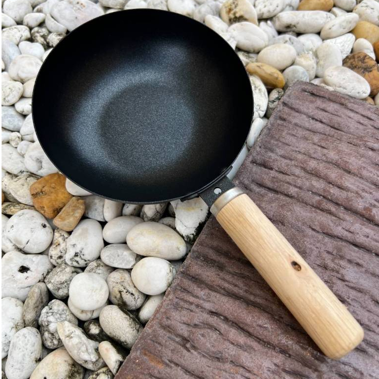 กระทะเหล็กเคลือบnon-Stick ขนาดเล็ก 12.5cm ทอดไข่ดาว