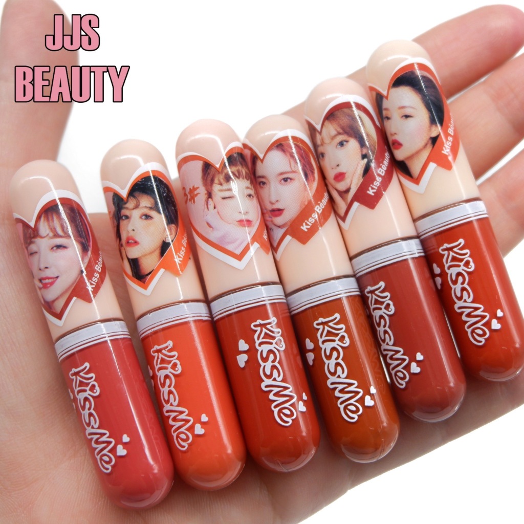 Kiss Beauty KissMe Matte LipGloss ลิปกลอสเนื้อแมทต์ เนียนนุ่ม ริมฝีปากเรียบเนียน ไม่ตกร่อง