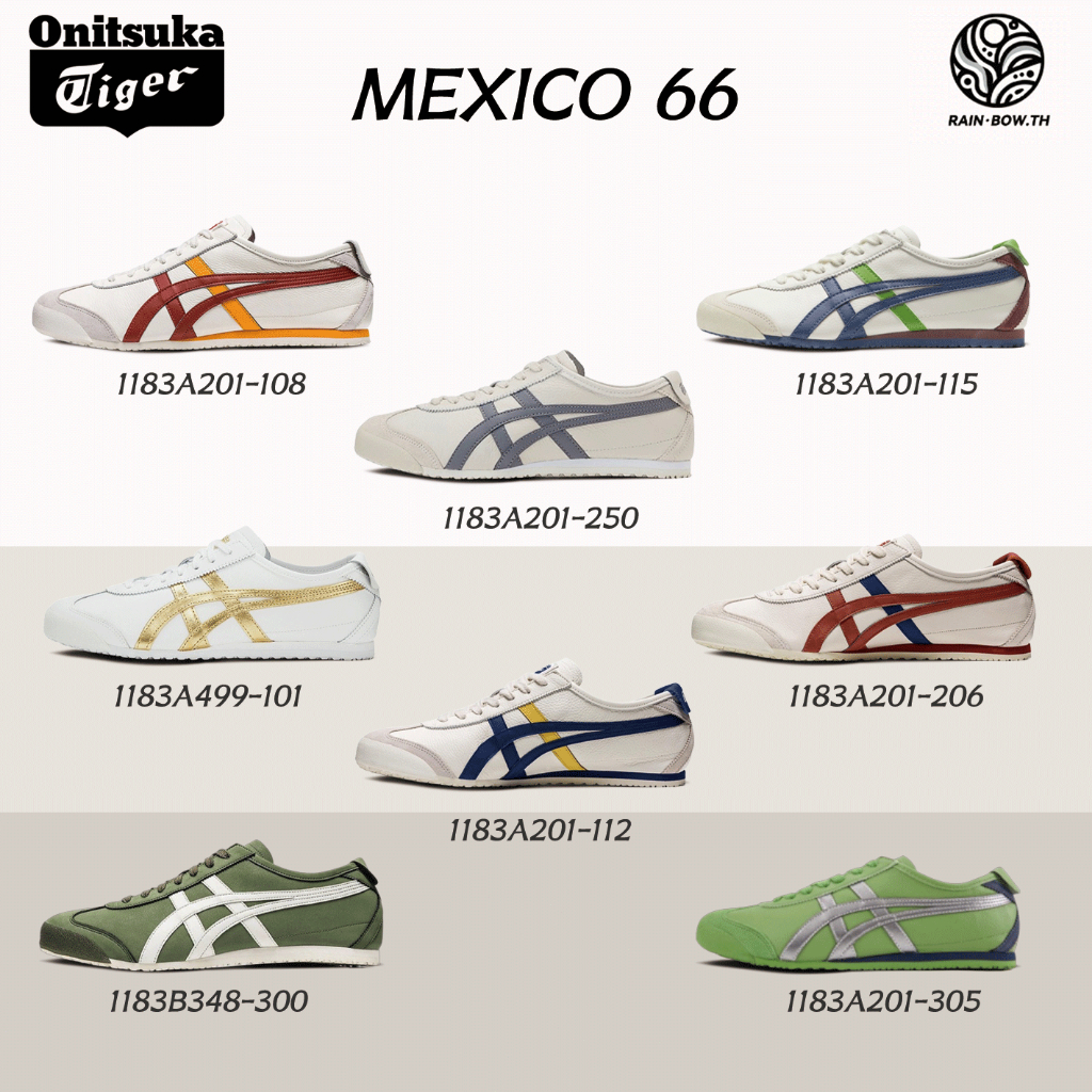 ของแท้100% Onitsuka tiger MEXICO 66 รองเท้าลำลองพื้นนิ่ม สำหรับทั้งชายและหญิง