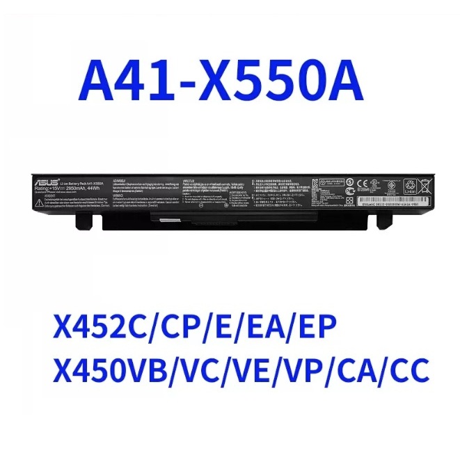 Asus battery A41-X550A (X450 x452 X550 x550a x550b x550c x550ca x550cc x550v x550vc x550d x550j)