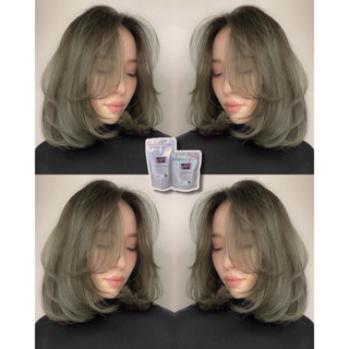 MERZii Color สีบลอนด์อมเขียว Shamrock ☘️☘️☘️(พื้นผมระดับ6,7ห…