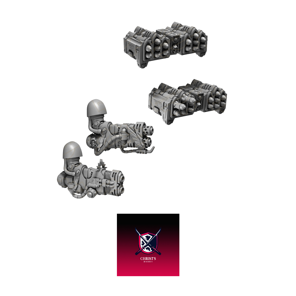 Marines - Dark Legion - Eternal Pilgrims Destroyers Heavy Weapons Set (x4)