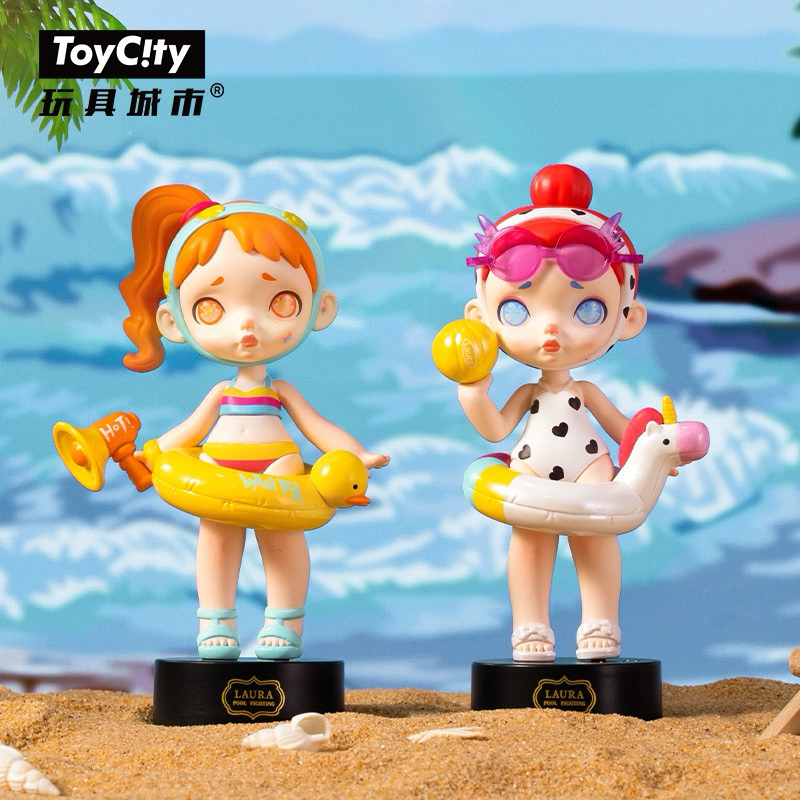 [[แบบสุ่ม✨]] LAURA Swimming Pool Fight Series Toycity