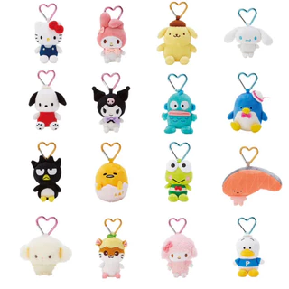 พร้อมส่งจากไทย รวมพวงกุญแจตุ๊กตา Sanrio พวงกุญแจหัวใจซานริโอ้ พวงกุญแจsanrio ของแท้จากญี่ปุ่น100%