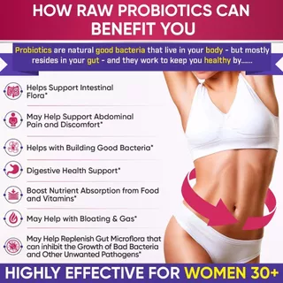 Wholesome Wellness Women’s Raw Probiotic 100Billion CFU โพรไบโอติก สำหรับผู้หญิง 60cap