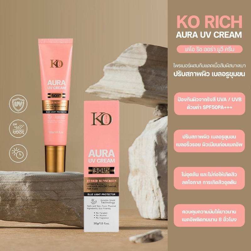 ko rich กันแดดชมพูเนื้อเบสไพรเมอร์