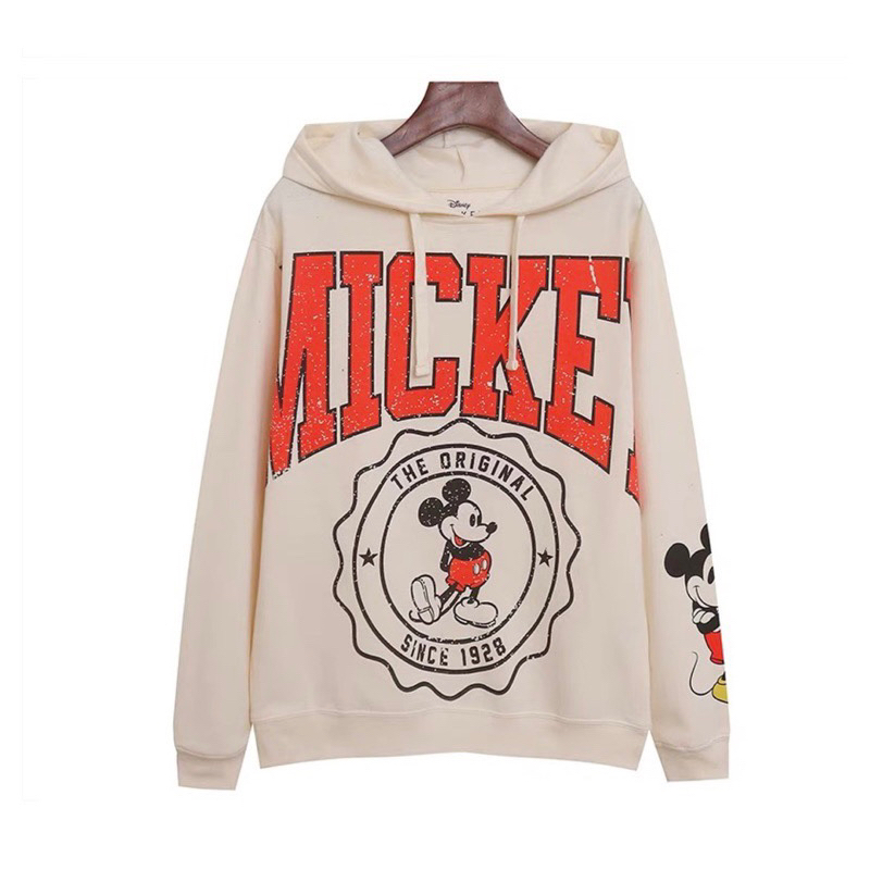 เสื้อฮู้ด มิคกี้ สเวตเตอร์ ♣️ MICKEY MOUSE ♣️ งาน Disney  Walmart แท้💯%  (TS233）