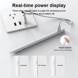Actual 🇹🇭 ปากกาไอแพด วางมือ+แรเงาได้ ฟังก์ชันแม่เหล็ก pencil ปากกา pen stylus สำหรับ for iPad (2018-2022)