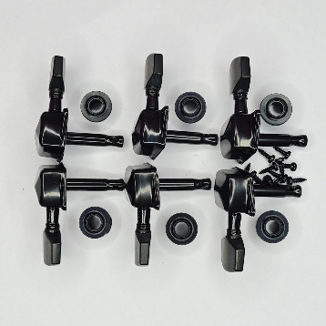 ชุดลูกบิดกีตาร์สองทาง 3L 3R Guitar Tuning Set by KK G&B Parts