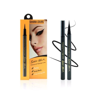 Sivanna อายไลเนอร์ สีดํา กันน้ำ ติดทนนาน เขียนง่าย เส้นเล็ก