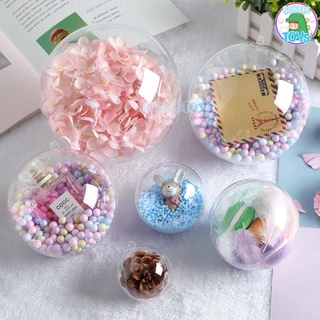 (พร้อมส่ง🇹🇭) บอลใส บอลใส่ตุ๊กตา บอลใส่เงิน กลม บอลใส่ของขวัญ Hacipupu CRYBABY PPG / Baby Three 5,8,10,14,20cm ของปัจฉิม