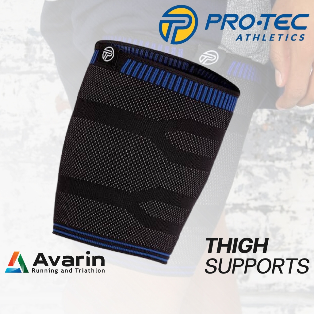 Thigh Support ปลอกรัดต้นขา Pro-tec ช่วยซัพพอร์ทกล้ามเนื้อต้นขาด้านหน้า ด้านหลัง และโคนขาหนีบ จากอเมริกา