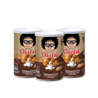 โก๋แก่ถั่วลิสงเคลือบรสชาติกาแฟ กระป๋องเล็ก-110g (1กระป๋อง)