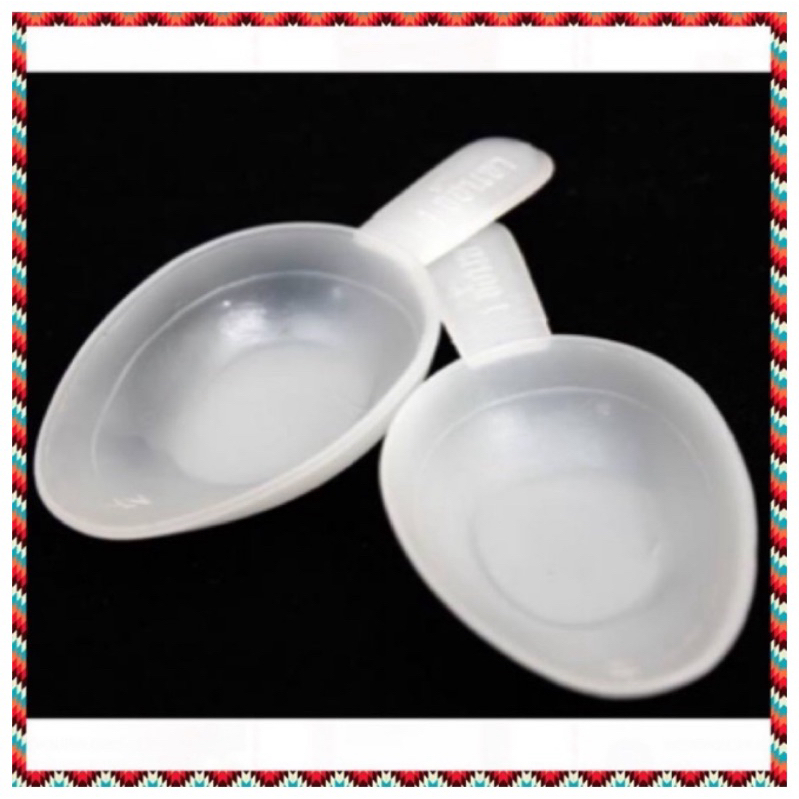 (100 อัน) ช้อนยาพลาสติก ช้อนยา ช้อนยาน้ำ 5ml