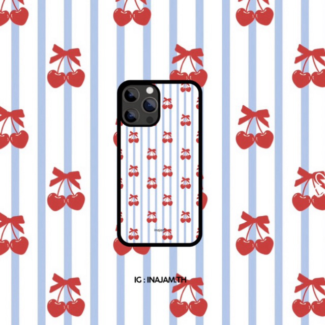 เคสไอโฟนลายเชอรี่แบรนด์ Inajam Collection Cheri Lady