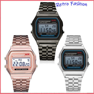 [จัดส่งจากกรุงเทพฯ] นาฬิกาอิเล็กทรอนิกส์แฟชั่น นาฬิกามัลติฟั…