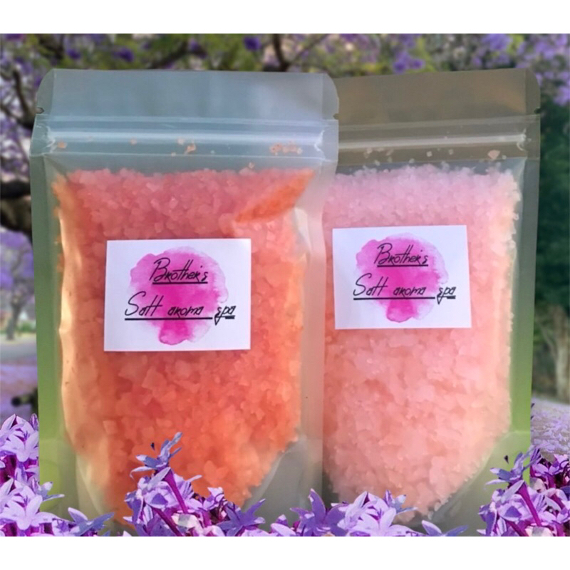 Aroma salt เกลือสปาเเช่เท้า (ดับกลิ่น)เเช่มือ เเช่ตัวกลิ่นหอม ดับกลิ่น ขนาด100กรัม