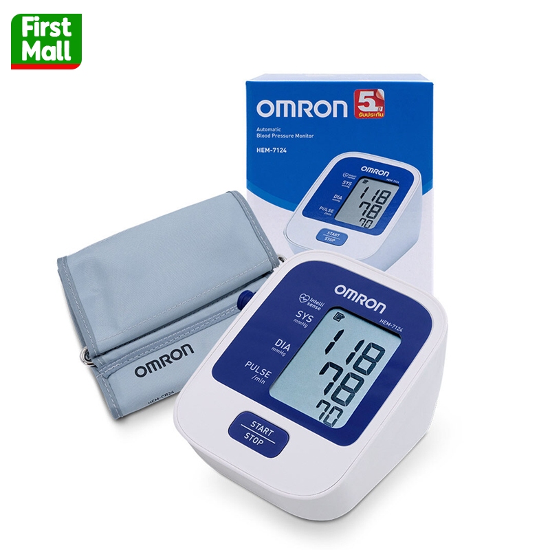 Omron เครื่องวัดความดัน รุ่น HEM-7124 ไม่มี adaptor ( รับประกัน 5 ปี )