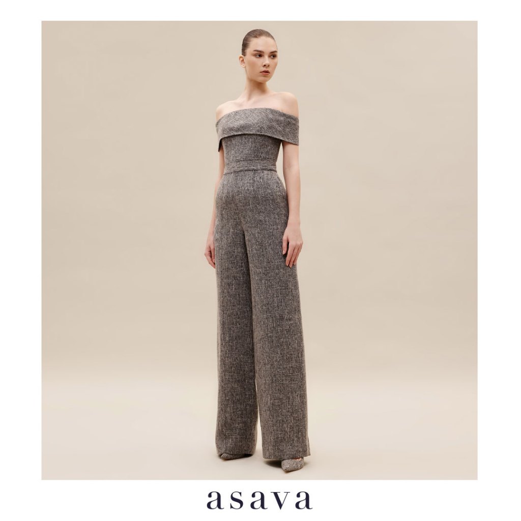 [asava ss24] Iris Pleat Front Pants กางเกงผู้หญิง ขายาว เอวสูง กระเป๋าข้าง แต่งจีบหน้าและหลัง ซิปหลัง