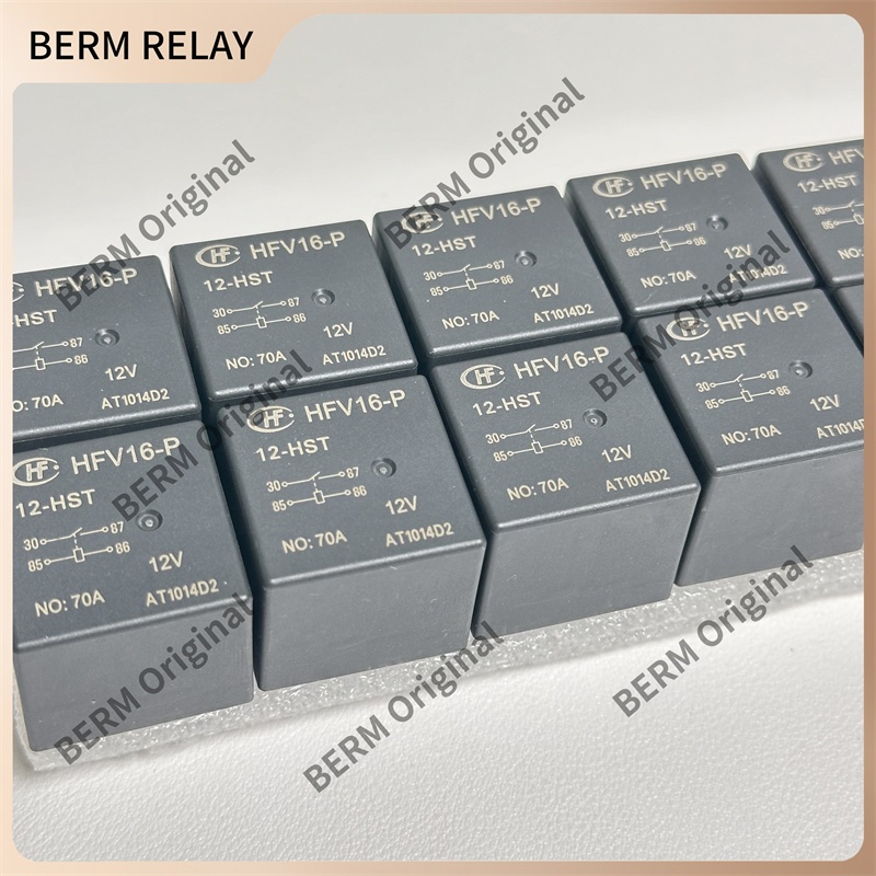 BERM HFV16-P 12-HST HF relay 8 ขา 12V 70A รีเลย์ สินค้าของแท้