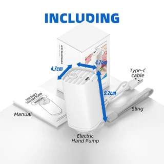 Portable Vacuum Pump ปั๊มไฟฟ้าอเนกประสงค์ ปั๊มสุญญากาศแบบพกพา ปั๊มลมขนาดเล็ก Vacuum Sealer