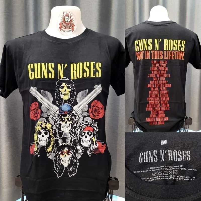 🔥GUN'N ROSES เสื้อวง งานลิขสิทธิ์แท้ นำเข้า-UK ป้ายGildan ของแท้🌍