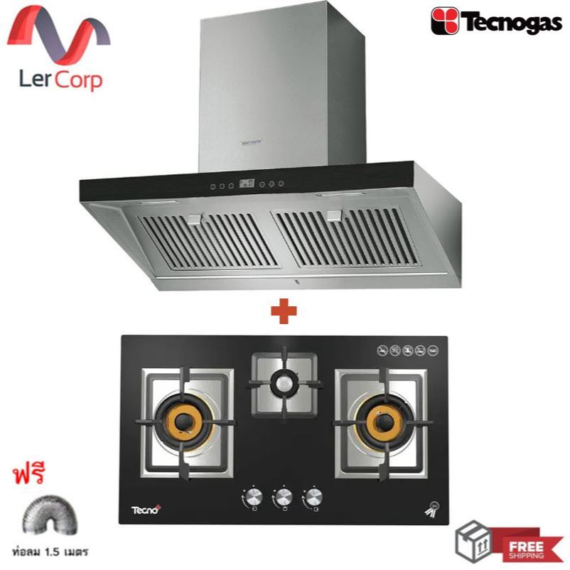 เตาแก๊ส Tecno+ TNP HB 3079 GB 3 หัวเตา แบบฝังเฟอร์นิเจอร์