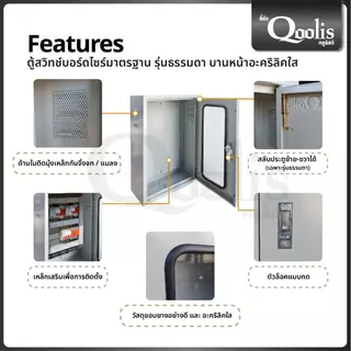 สินค้าคุณภาพ ตู้แบบกระจก Switch Board มี 4 ขนาด