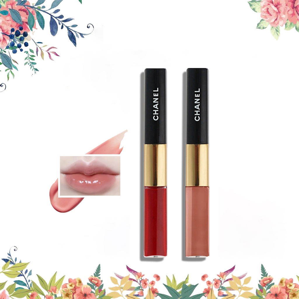 แท้ Chanel Liquid Ultrawear Lipstick 3.5ml+4.5ml/Chanel Le Rouge Duo Ultra Tenue Ultra Wear Liquid Lip Colour