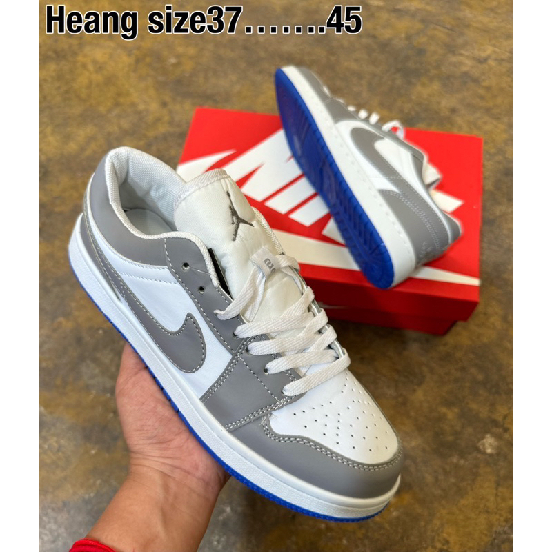 รองเท้าผ้าใบNk jodanมี(37-45) ควร+เพิ่ม1size ใส่ได้ทั้งผู้หญิงผู้ชายสินค้าพร้อมส่ง
