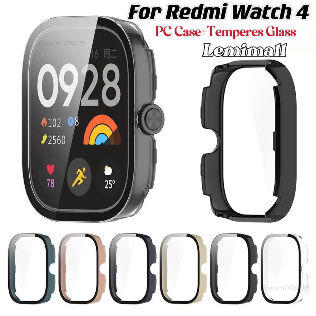 กระจก เคสสำหรับ redmi Watch 4อุปกรณ์เสริม PC เคสกันกระแทกรอบด้าน สำหรับ Mi redmi Watch 4 /เคสแบบนิ่ม