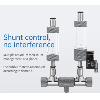 Week Aqua CO2 Regulator CGA320 หัวเรกกูเรเตอร์สำหรับถังคาร์บอนไดออกไซด์