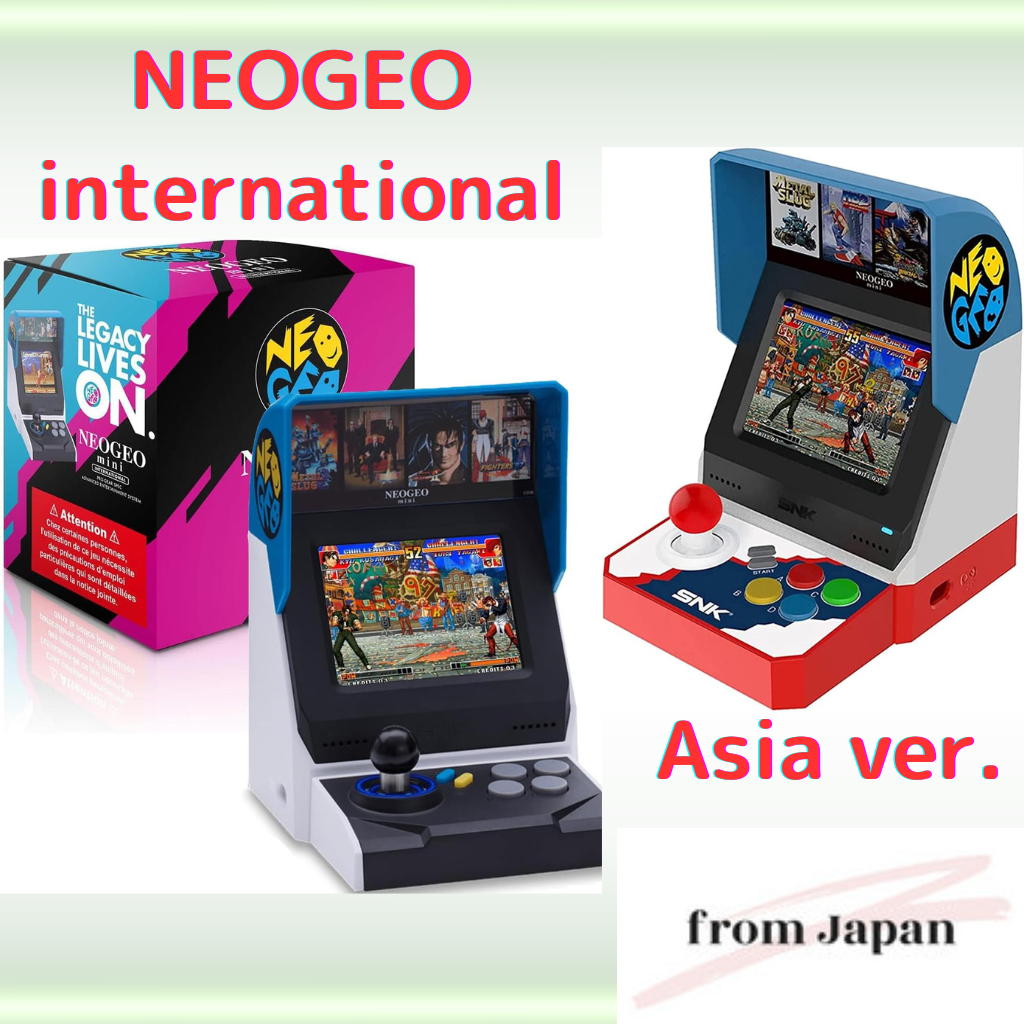 Neogeo เครื่องเกม Mini International Edition Arcade พร้อมชื่อคลาสสิก SNK 40 เรื่อง หน้าจอ LCD ขนาด 3