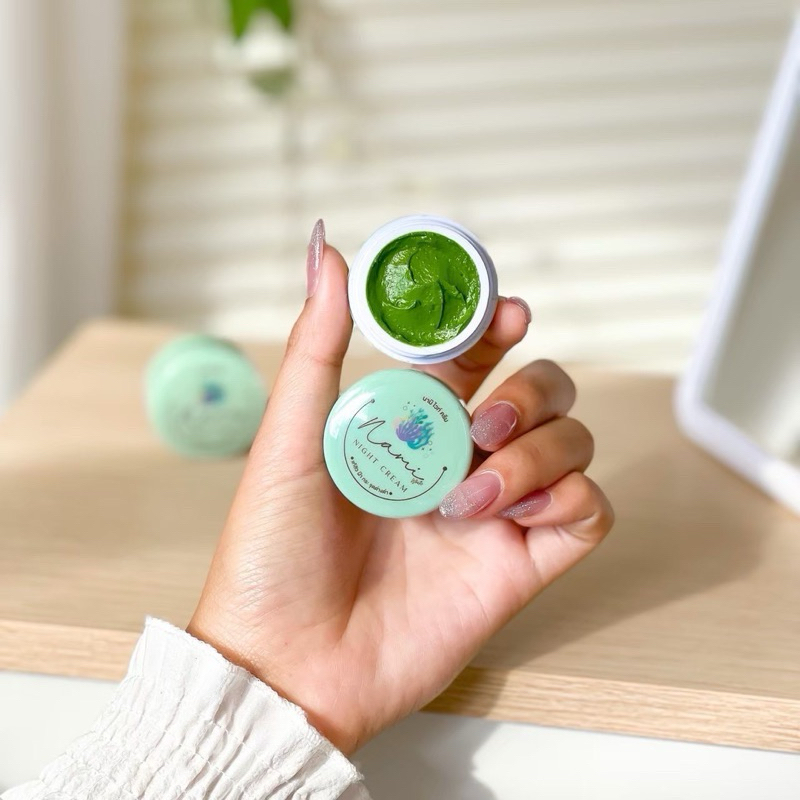 ครีมนามิไวท์ของแท้100% Namiลดสิว หน้าใสลดฝ้า(นามิสูตรกลางคืน1ตลับ)