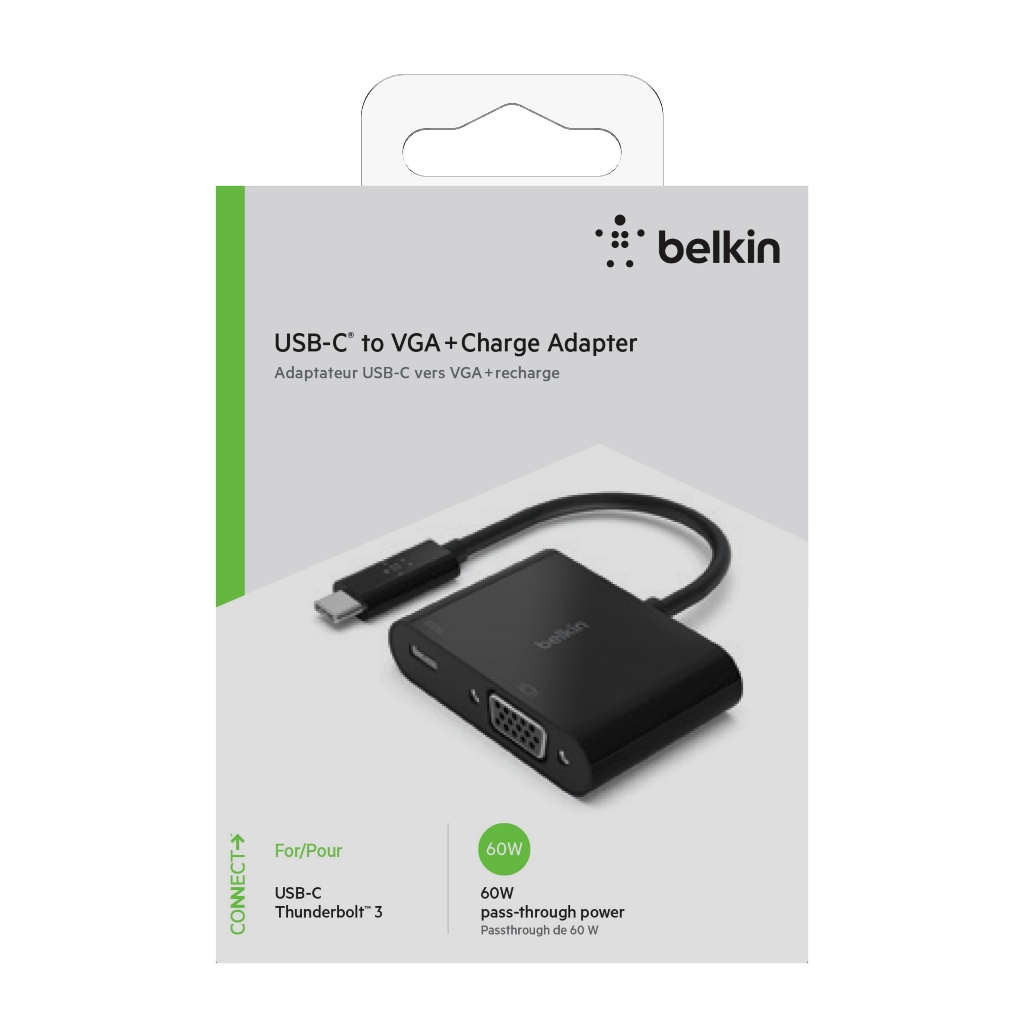Belkin AVC001 อะแดปเตอร์แปลงสัญญาณภาพ USB-C to VGA รูปที่ 6