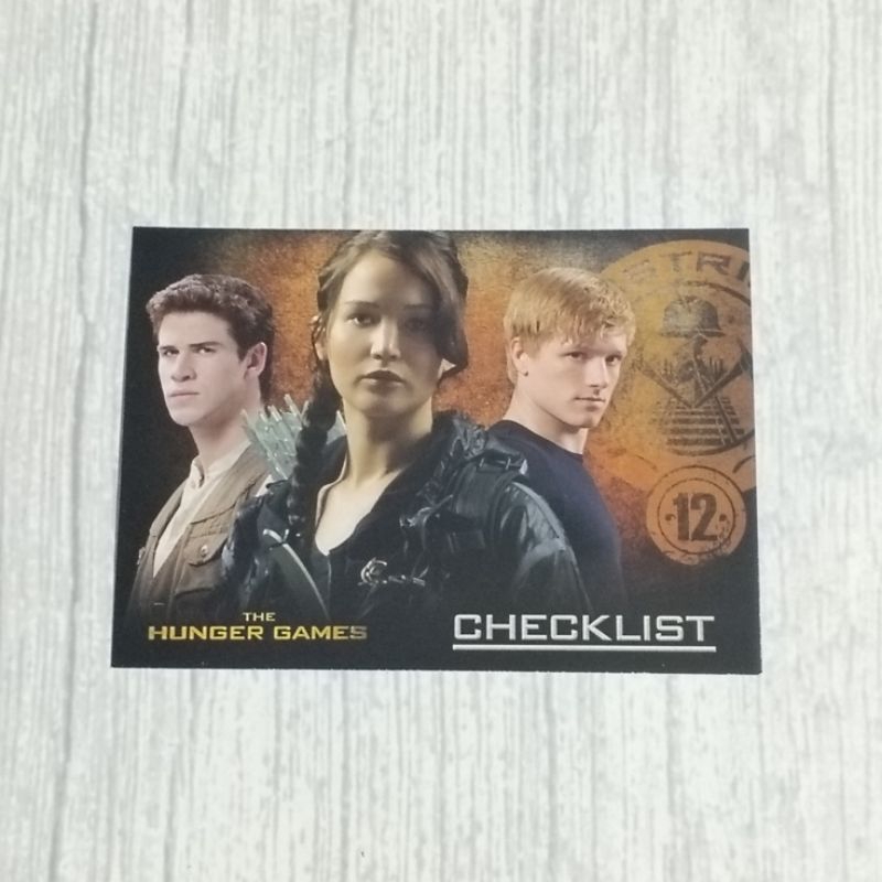 การ์ดภาพยนตร์ เดอะฮังเกอร์เกมส์ เบอร์ 36 - 72 ( The Hunger Games Movie Premium Trading Cards No.36-7