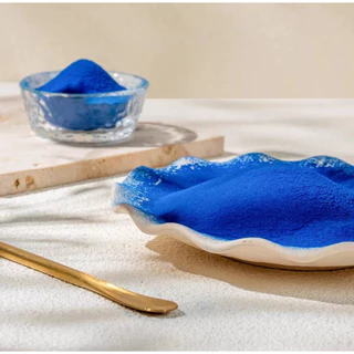 ผงสาหร่ายสไปรูลิน่าสีฟ้า 50g/200g ( Blue Spirulina Powder ) วัตถุดิบ 100%