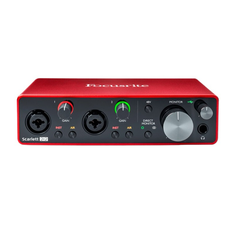 Focusrite Scarlett 2i2 (Gen 3) ออดิโออินเตอร์เฟส [ มือสอง ]