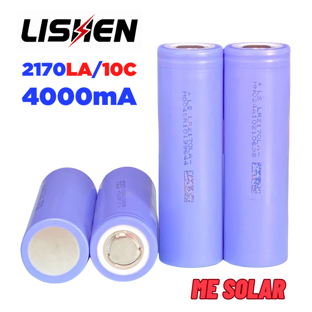 ถ่านชาร์จ 21700 4000mA Lishen LR2170LA แบตเตอรี่ไฟฉายแรงสูง สว่านไร้สาย หรือจักรยานไฟฟ้า