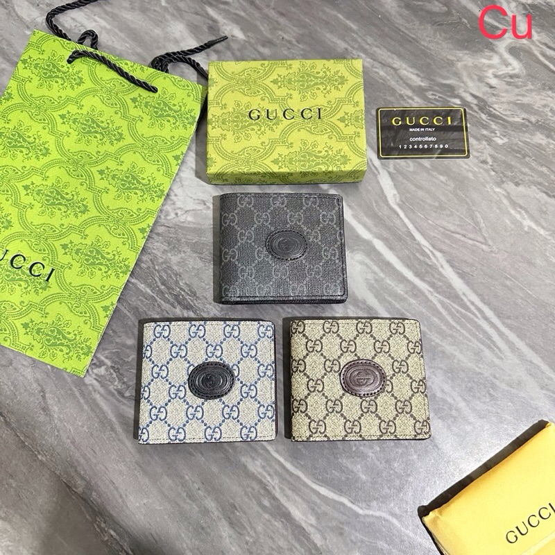กระเป๋าตังค์ผู้ชาย ตรงปก % New งานเกรด : mirror ใส่บัตร ใส่แบงค์ งานสวยปังมาก